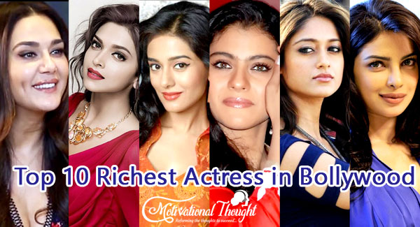2019 में भारत की सबसे अमीर अभिनेत्री | Top 10 Richest Actress in Bollywood