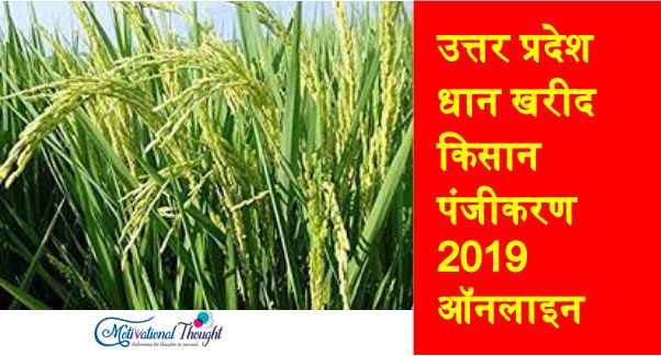 [रजिस्ट्रेशन] उत्तर प्रदेश धान खरीद किसान पंजीकरण 2019|ऑनलाइन